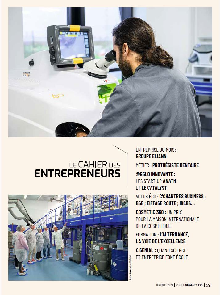 Image actualité Le cahier des Entrepreneurs Votre AGGLO # 135 -  novembre 2024